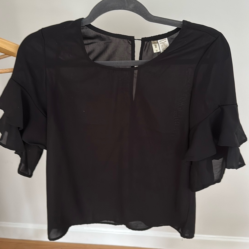 Black blouse size small/xs